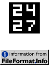 sample of SYMBOL FOR DELETE SQUARE CHECKER BOARD FORM (U+2427)