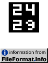 sample of SYMBOL FOR DELETE MEDIUM SHADE FORM (U+2429)
